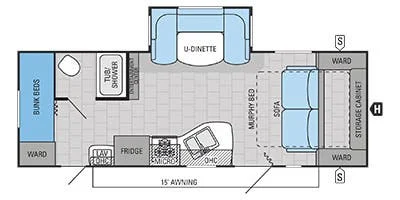 2015 Jayco Jayflight 23mbh